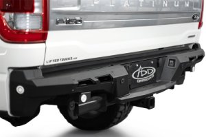 Ford F-150 Bumper - Rear - Addictive Desert Designs - Black Label - Hammer Black - `24-`27 Ford F-150 Bumper - Rear - Addictive Desert Designs - Black Label - Hammer Black - `24-`27